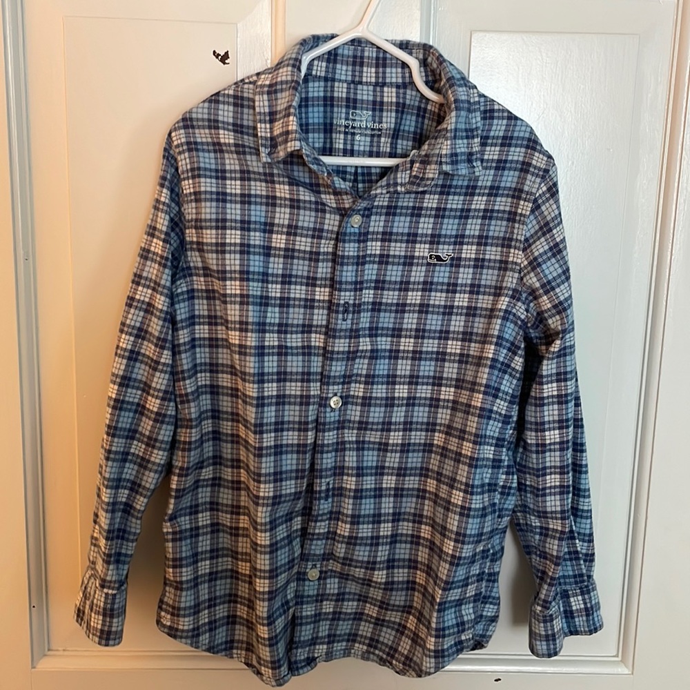 Boys Vineyard Vines Plaid Buttondown